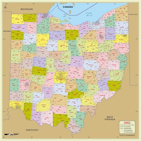 Ashland County Ohio Map | secretmuseum