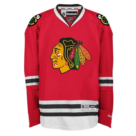 Reebok Chicago Blackhawks Mens Premier Home Jersey - Red