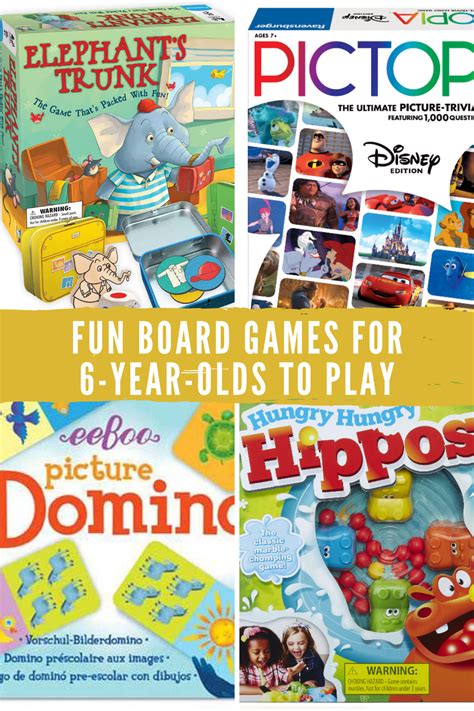 27 Fun Board Games for 6-Year-Olds to Play - Peachy Party