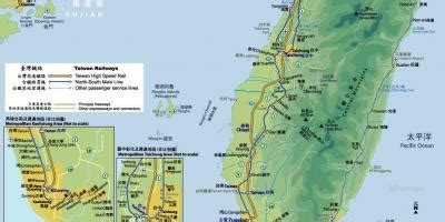 Taiwan map - Maps Taiwan (Eastern Asia - Asia)