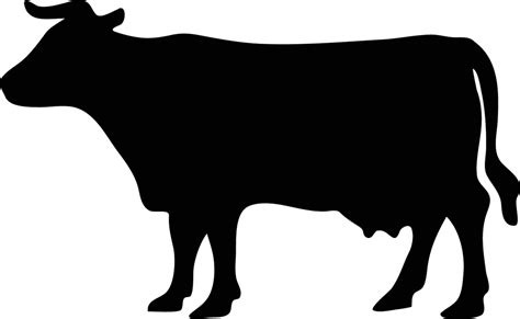 Free Cow Silhouette Cliparts, Download Free Cow Silhouette Cliparts png ...