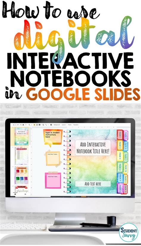 How to use Digital Interactive Notebooks in Google Slides – Student Savvy