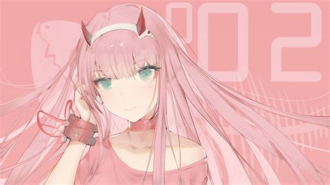 Awesome Zero Two Wallpaper Cute Free