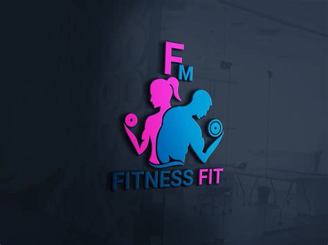 3D fitness fit logo by Md Nuruzzaman on Dribbble