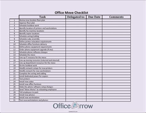 Office Moving Checklist Excel Spreadsheet within Spreadsheet Moving ...