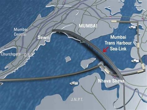 Mumbai Trans Harbour Sea Link Map - Lela Shawna