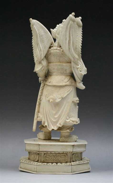 179: Chinese Ivory Statue Of Yue Fei : Lot 179