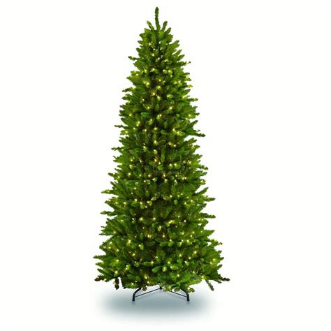 9 ft. Pre-lit Slim Fraser Fir Artificial Christmas Tree 800 UL listed ...