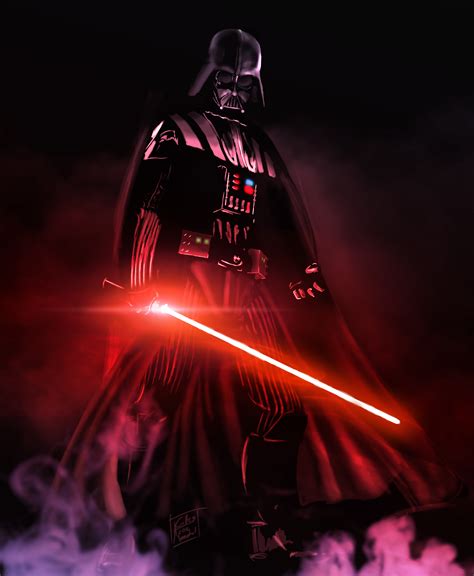 Darth Vader by GillesMareschalArt on DeviantArt