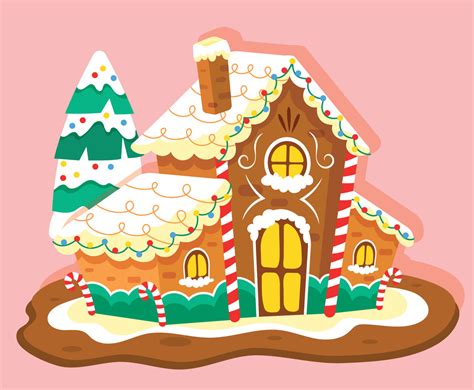 Gingerbread House Christmas | FreeVectors