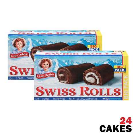 Big Pack 24ct Little Debbie Swiss Rolls - Hy-Vee Deals