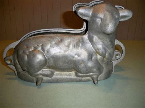 VINTAGE HEAVY WEIGHT CAST ALUMINUM EASTER LAMB CAKE MOLD | Lamb cake ...