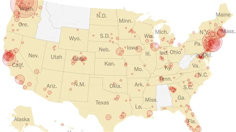 Tracking Every Coronavirus Case in the U.S.: Full Map - The New York Times