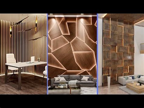 Gorgeous wooden wall panel design ideas for modern home interior - YouTube