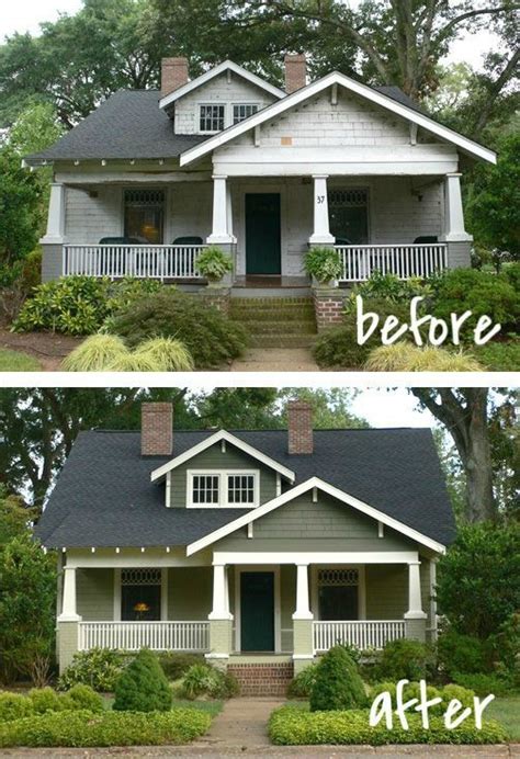 20 Home Exterior Makeover Before and After Ideas