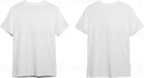 White men's classic t-shirt front and back 23370464 PNG