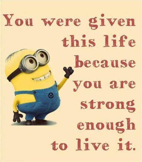 I'm strong enough! | Minions funny, Funny minion memes, Minions quotes