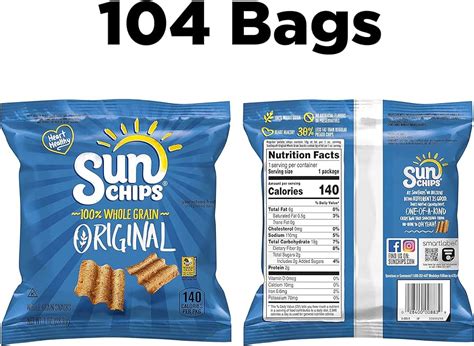 40 sun chips original nutrition facts