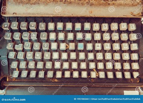 Old Printing Press Tool Parts Stock Photo - Image of mechanism, keys ...