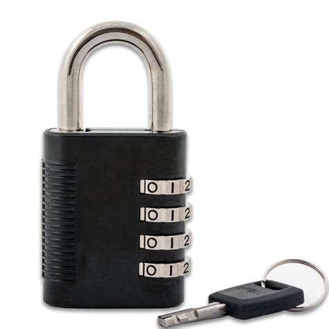 FJM Security SX-575 Locker Combination Padlock with Key Override and ...