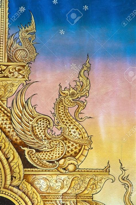 Image result for thai temple art | Thai art, Thailand art, Art painting