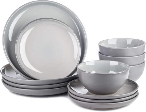 Dinnerware Set - Ceramic Amalfi Stoneware Kitchen Set Dishwasher ...