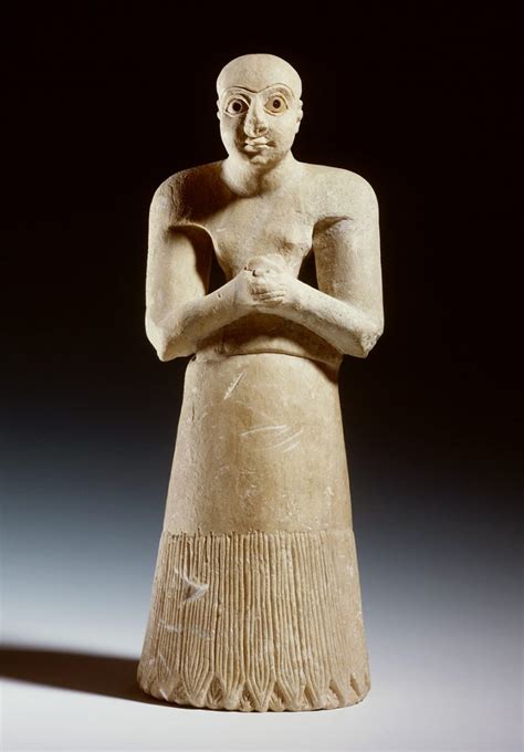 Sumerian man in prayer | Rijksmuseum van Oudheden