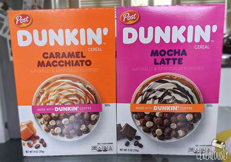 Review: Dunkin' Donuts Cereal – Caramel Macchiato & Mocha Latte