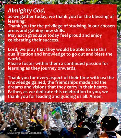 Graduation Prayers & Messages for Students