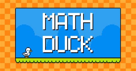 Math Duck 🕹️ Zagraj na CrazyGames