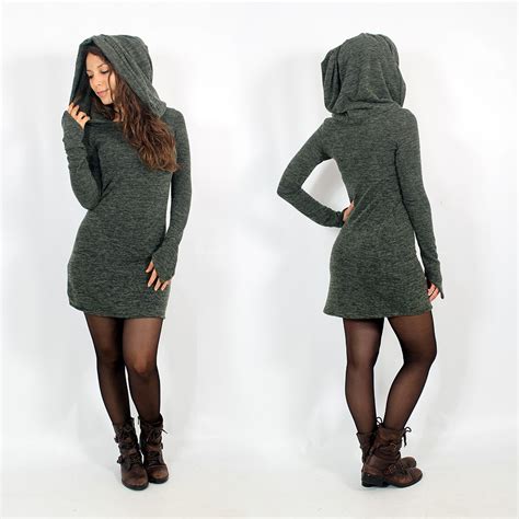 "Karmäa" pullover dress, Lichen green