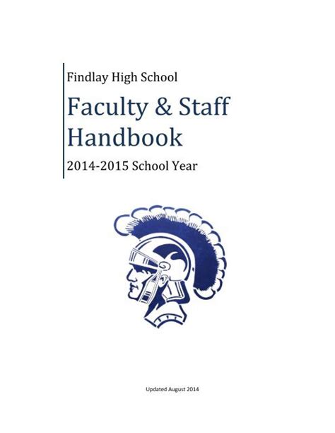 Faculty & Staff Handbook - Findlay City Schools