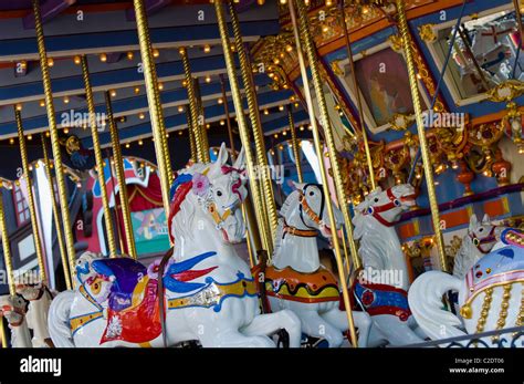 Carousel at Disneyland Amusement Park in California USA Stock Photo - Alamy