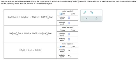 Solved of the reducing agent and the formula of the | Chegg.com