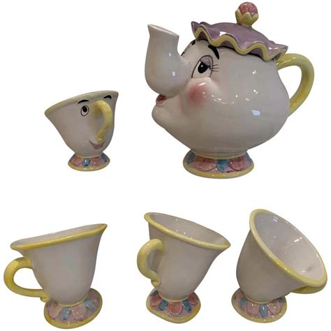 Charming Disney mrs Potts and Chip tea set | Pretty dolls, Vintage ...