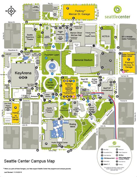 Seattle Center Campus Map