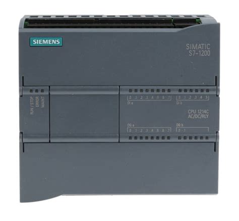 6ES7214-1BG40-0XB0 Siemens | Siemens, SIMATIC S7-1200, PLC CPU - 14 ...