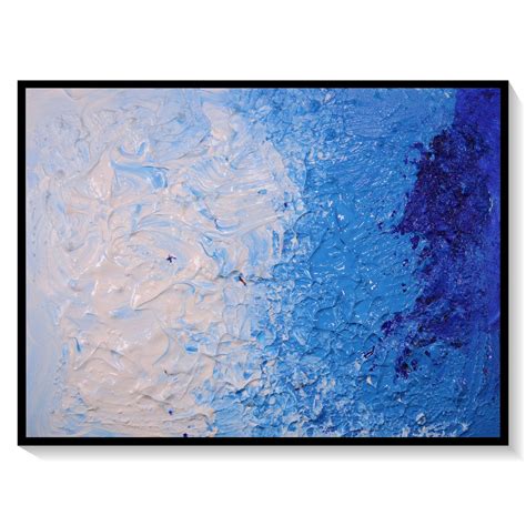 Buy Royal Blue Abstract Canvas Painting & Wall Art Online – Dessine Art