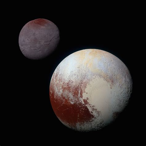 Charon and Pluto: Strikingly Different Worlds | NASA