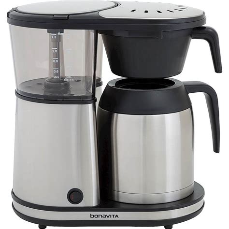 Bonavita 8-Cup Coffee Maker Stainless Steel/Black BV1901TS - Best Buy