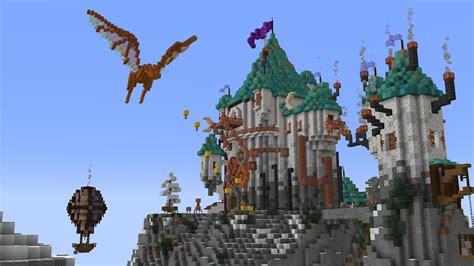 Fantasy Steampunk Castle Minecraft Map