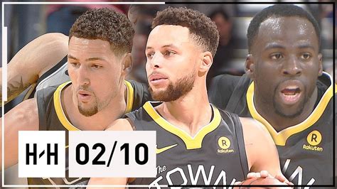 Stephen Curry, Draymond Green & Klay Thompson BIG 3 Highlights vs Spurs ...