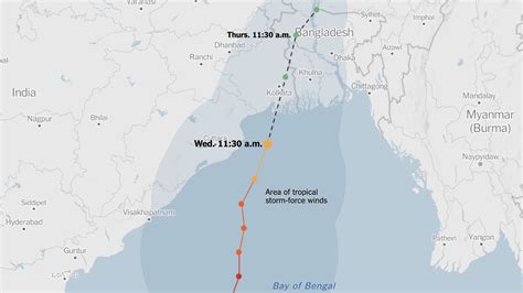 Cyclone Tracking Map