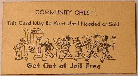 Monopoly Get Out Jail Free Card Template - PRINTABLE TEMPLATES