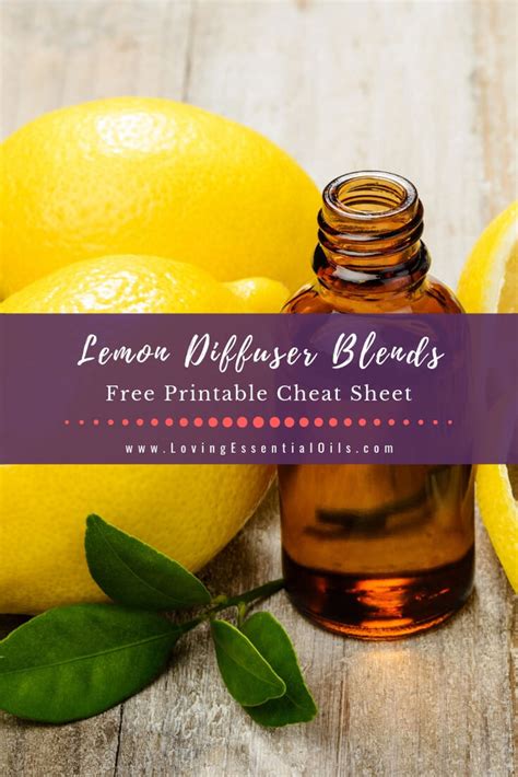 Lemon Diffuser Blends - 10 Fresh Essential Oil Recipes