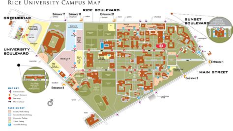 University Of Houston Campus Map Pdf - United States Map