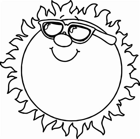 Sun Coloring Pages For Preschoolers at GetDrawings | Free download