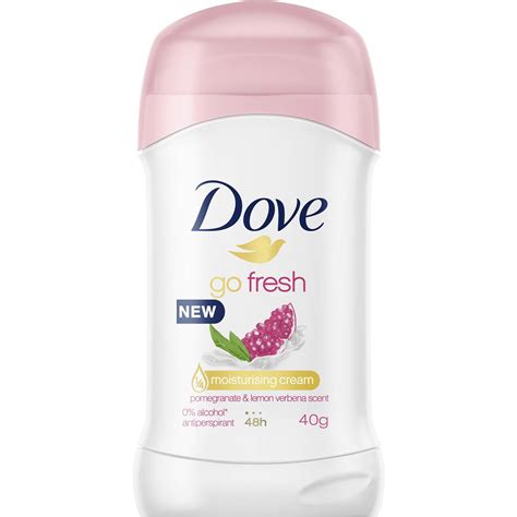 Dove Women Antiperspirant Stick Deodorant Go Fresh Pomegranate 40g ...