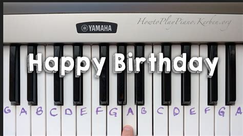 Happy Birthday Piano Keys Images - Get More Anythink's