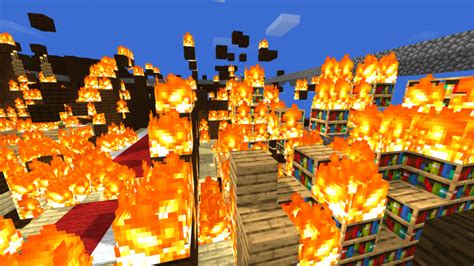 Flamier Flames (new fire model) Minecraft Texture Pack